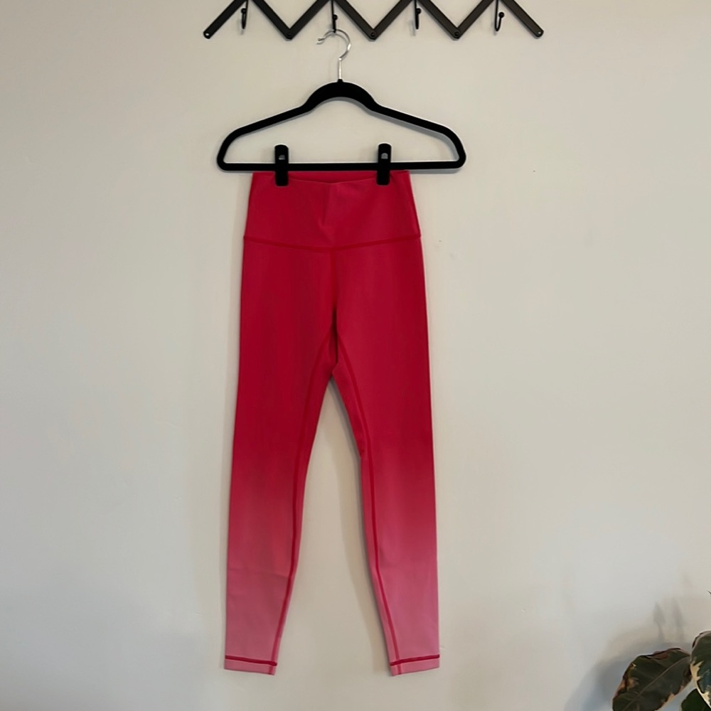 RARE Lululemon Wunder Under High Rise Ombré Tight 28" - in Ombre Fuchsia Pink